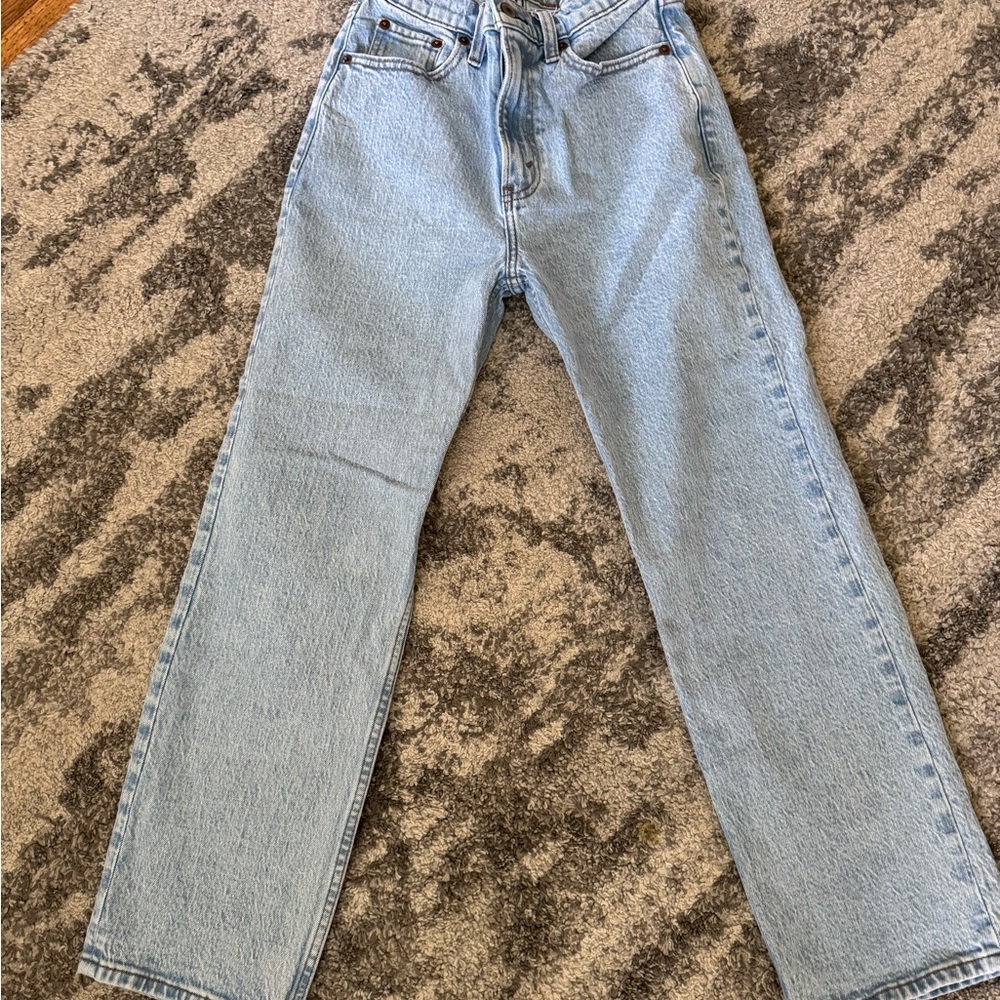 Abercrombie & Fitch Light Blue Straight Jeans